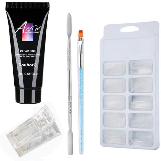 DIY Nail Polish Art for Nail Extensions