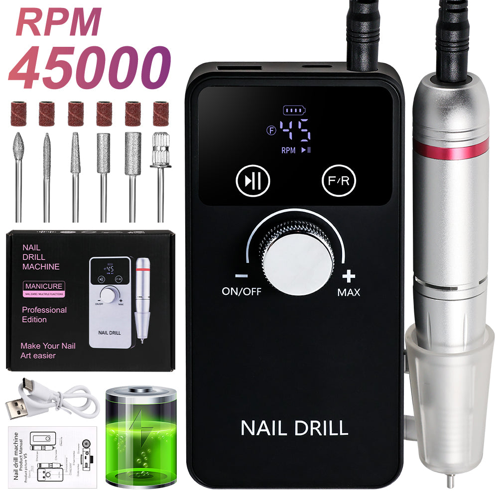 Cordless Rechargeable Nail Drill for Manicure