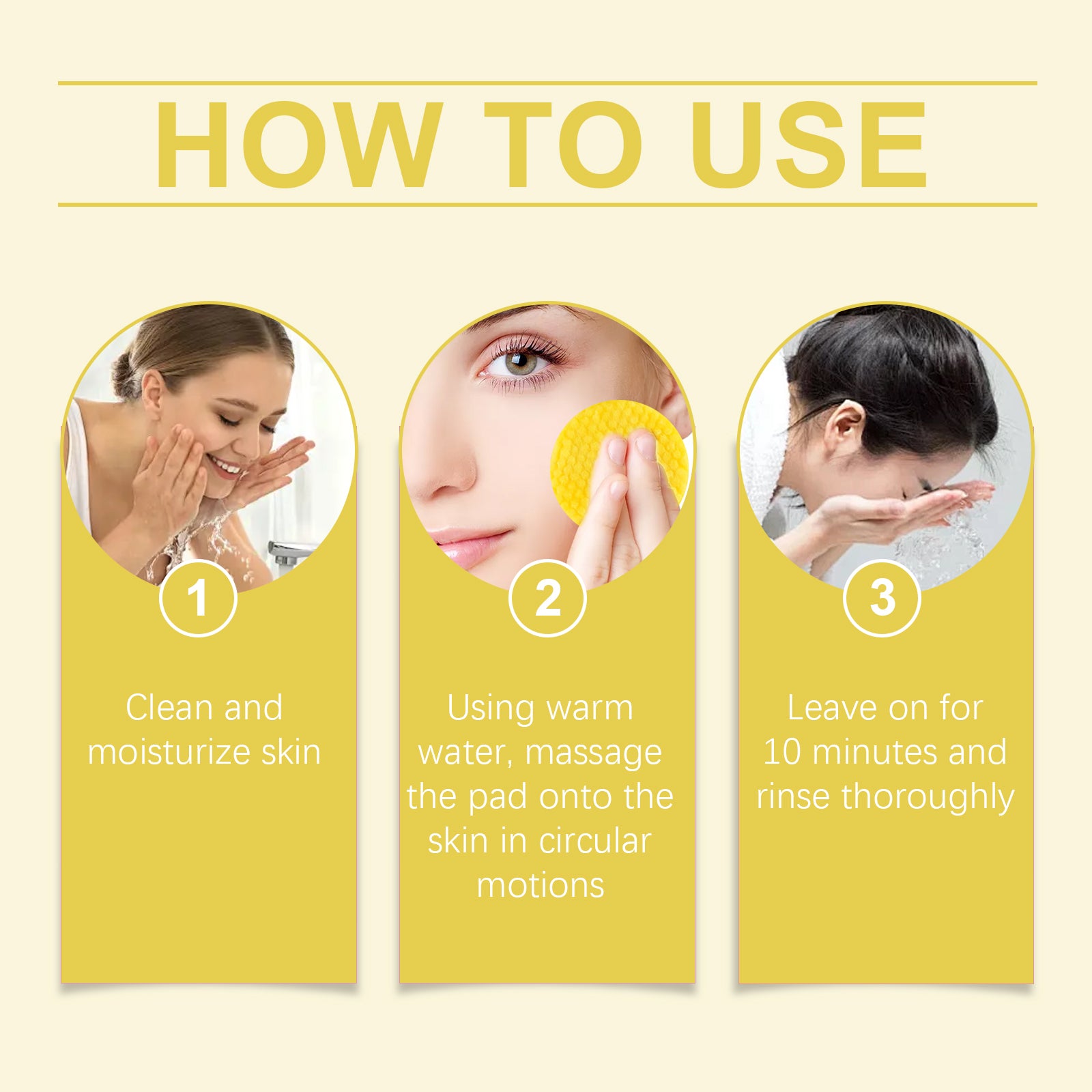 Turmeric Kojic Acid Cleansing Pads for Pore Cleansing & Exfoliation