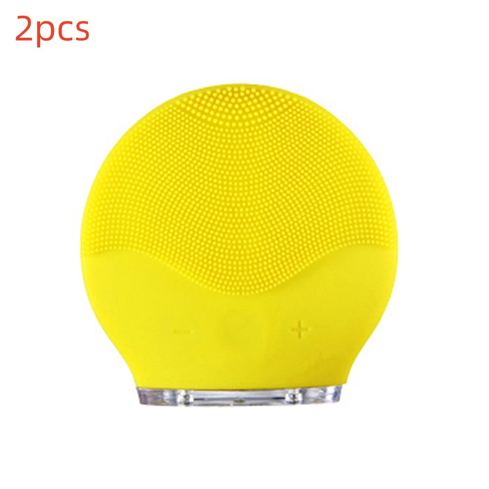 Mini Silicone Facial Cleansing Brush with Sonic Deep Clean