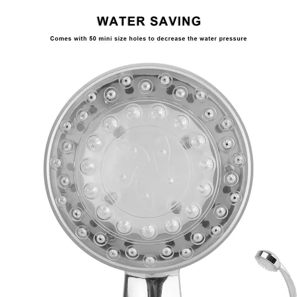LED Shower Head Handheld Color Changing Water Powered