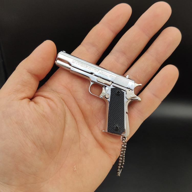 Mini Colt M1911 Pistol Keychain Replica