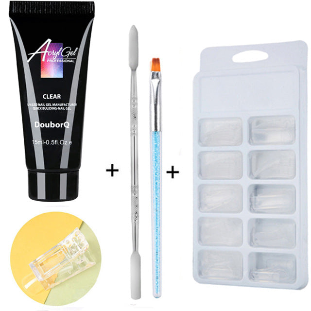 DIY Nail Polish Art for Nail Extensions