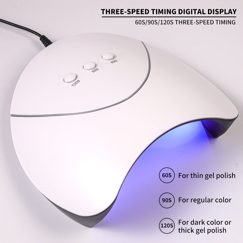 Professional USB Rechargeable UV LED Nail Lamp for Salon and Home Use