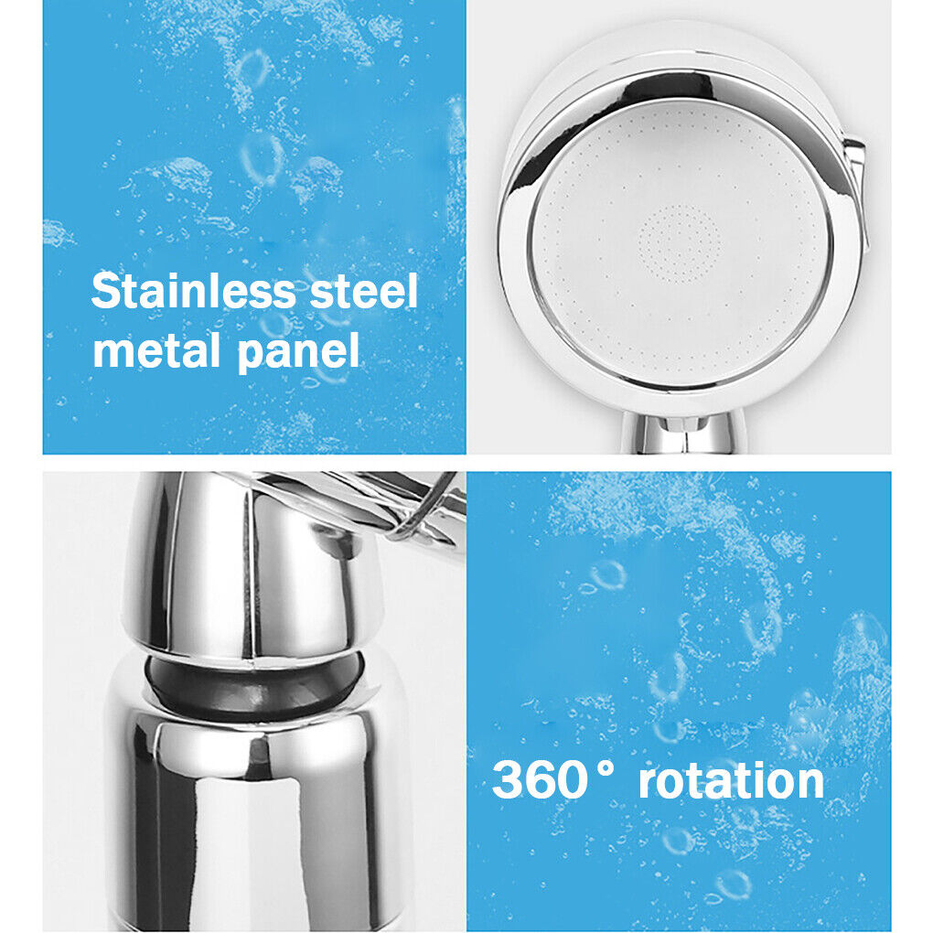 High Pressure Filter Shower Head 3 Mode Water Saving