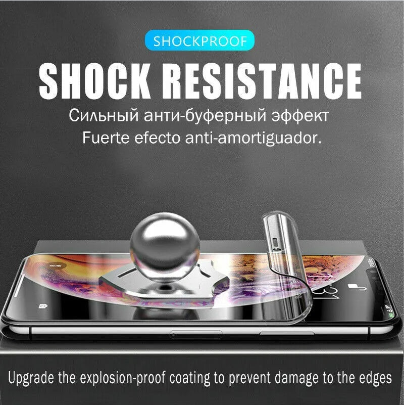 Hydrogel Screen Protector Full Coverage Flexible Protection
