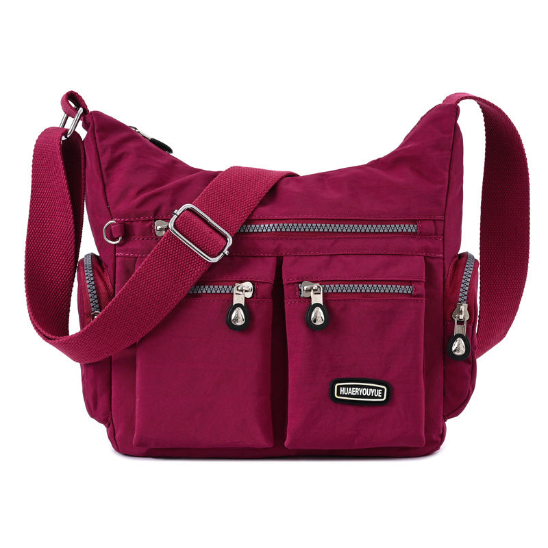 Women Shoulder Bags Waterproof Multi Pocket Crossbody Handbags for Daily Use