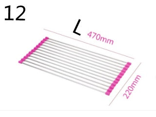 Folding Stainless Steel Kitchen Sink Rack
