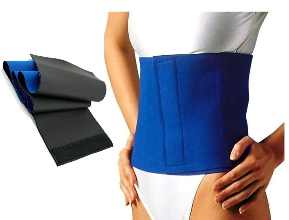 Waist Trimmer Belt Sweat Band Wrap for Slimming & Fitness