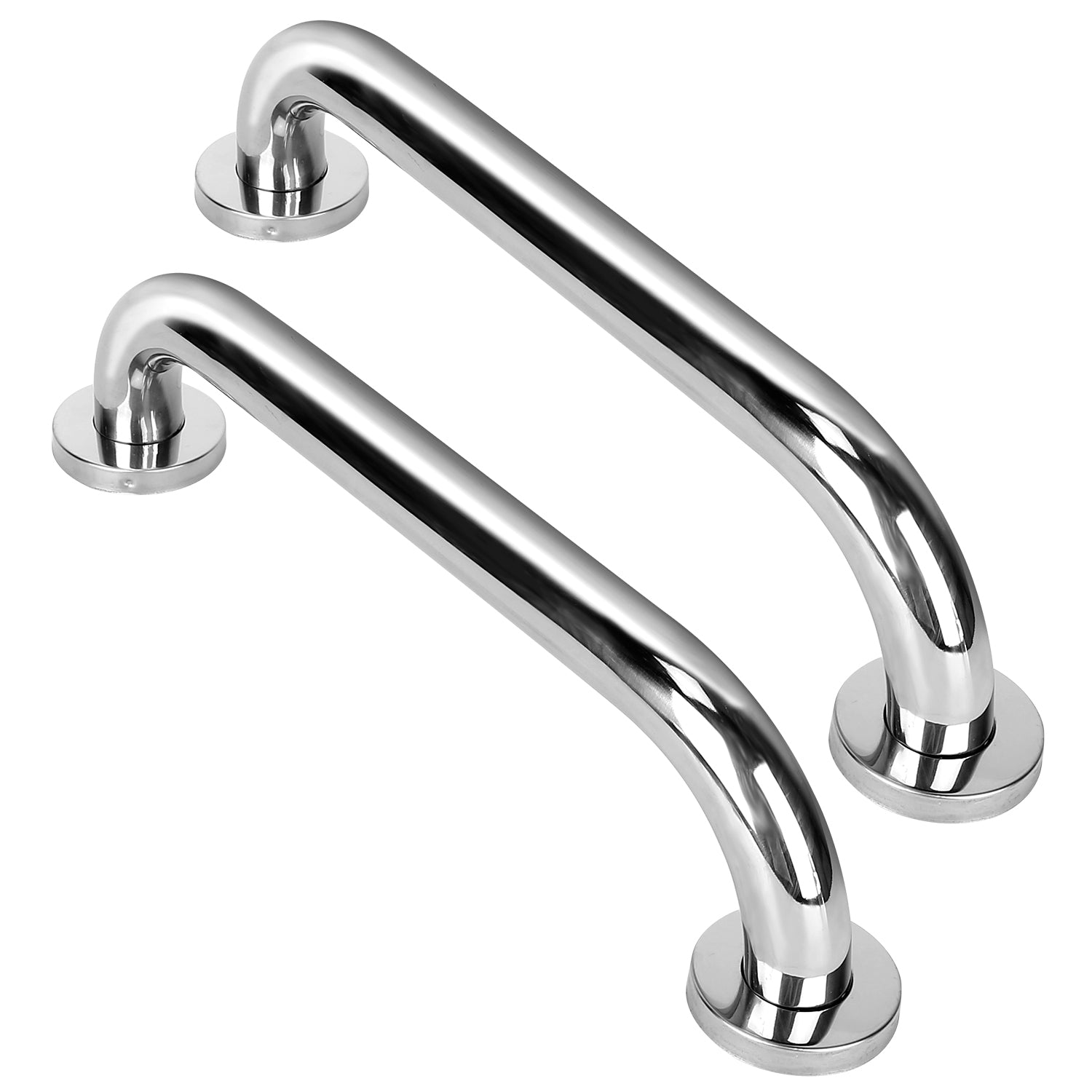 2PCS Stainless Steel Bath Grab Bar 19.7in Safety Handle
