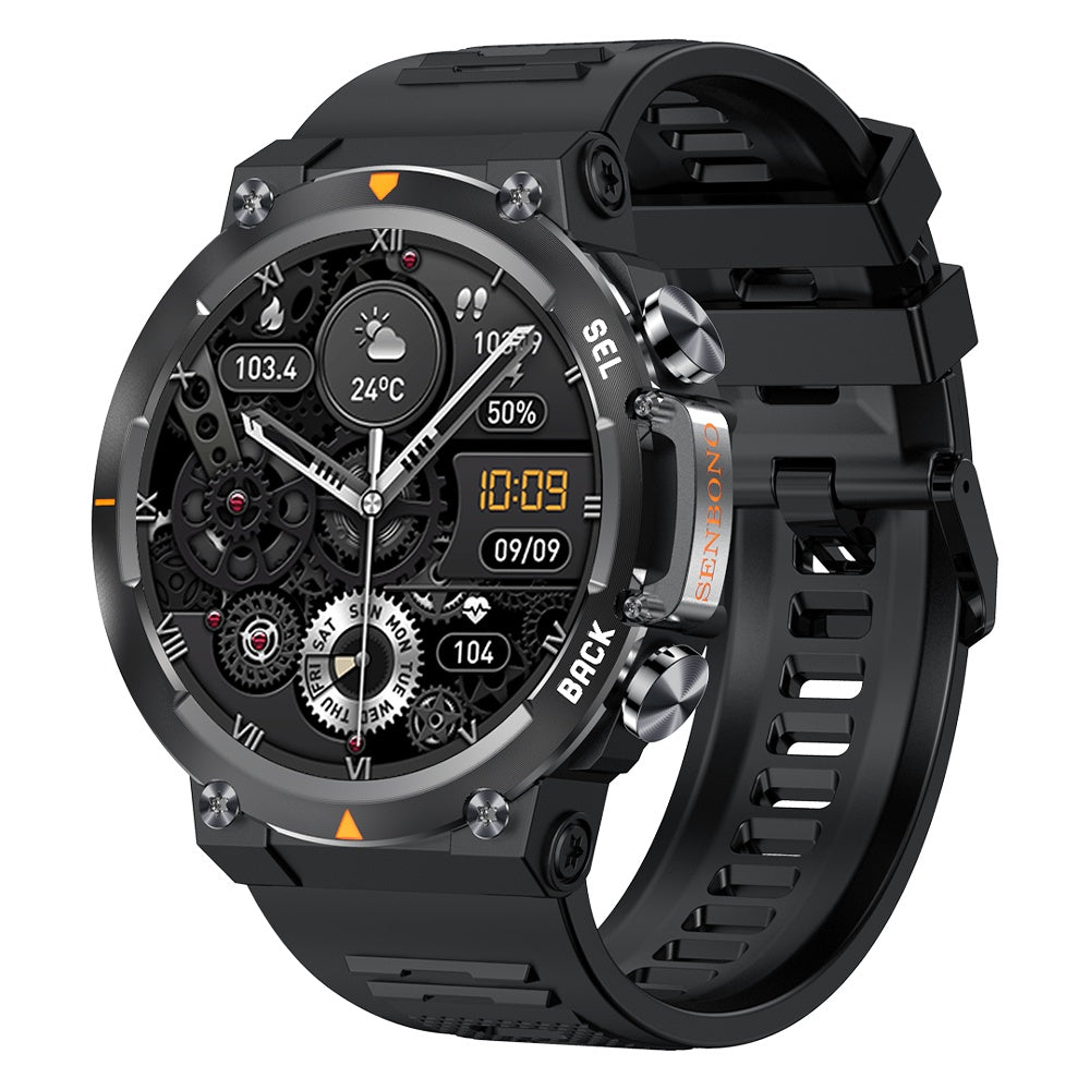 MAX18 Bluetooth Smartwatch for Men AMOLED 1.43 Inch Fitness Sports Watch