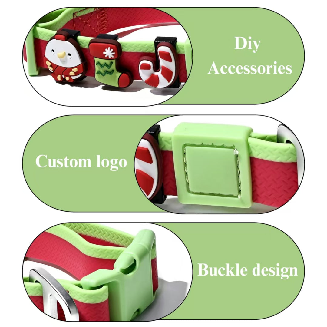 Dual-Color Embossed Pet Leash Set for Stylish Daily Walks