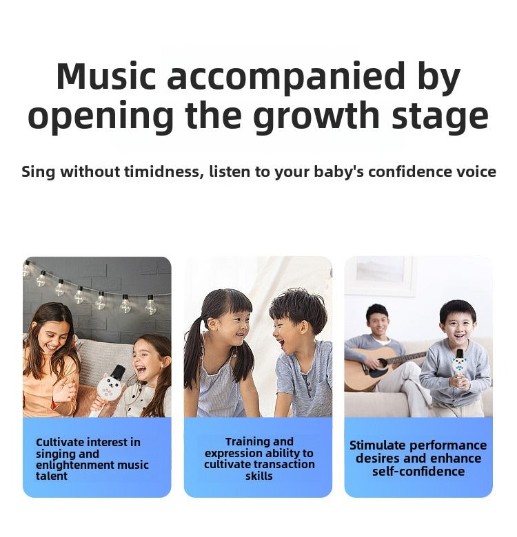 Karaoke Speaker with Microphone Portable Wireless Singing System