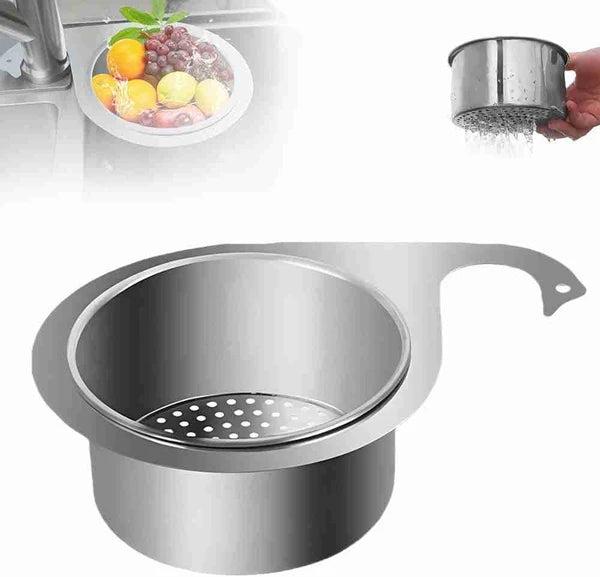 Stainless Steel Swan Sink Strainer Basket Drain Filter