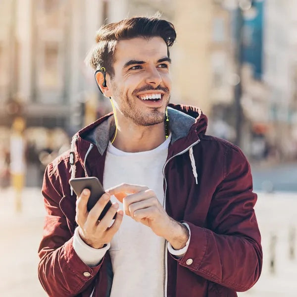 Wireless V4.1 Sport Neckband Earbuds – Sweatproof Stereo Sound