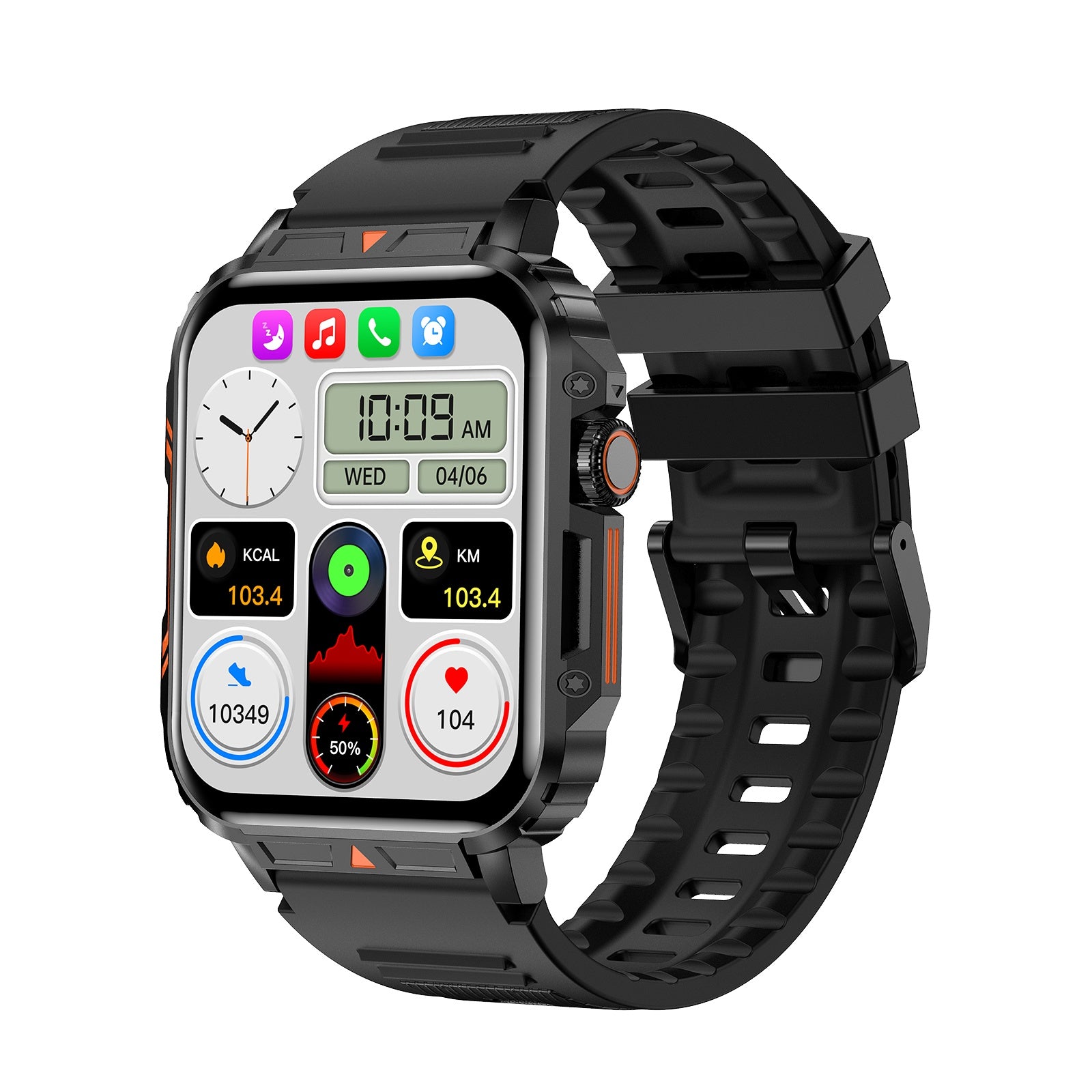 L81 Outdoor Smartwatch with BT Call Big Battery Fitness Tracker For Men