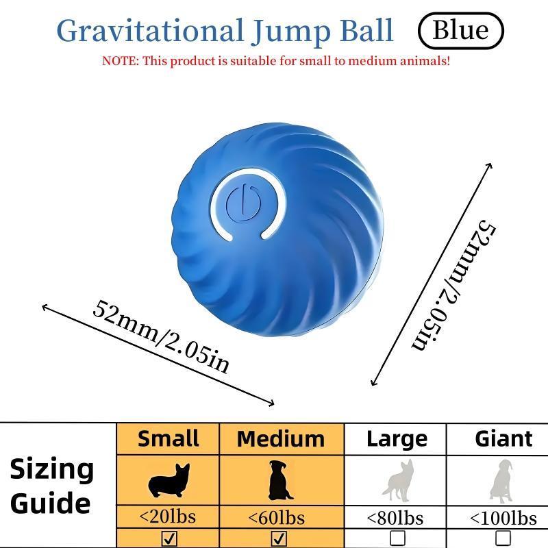 Interactive Pet Bounce Ball Toy for Dogs & Cats – Durable Bouncy Play Ball