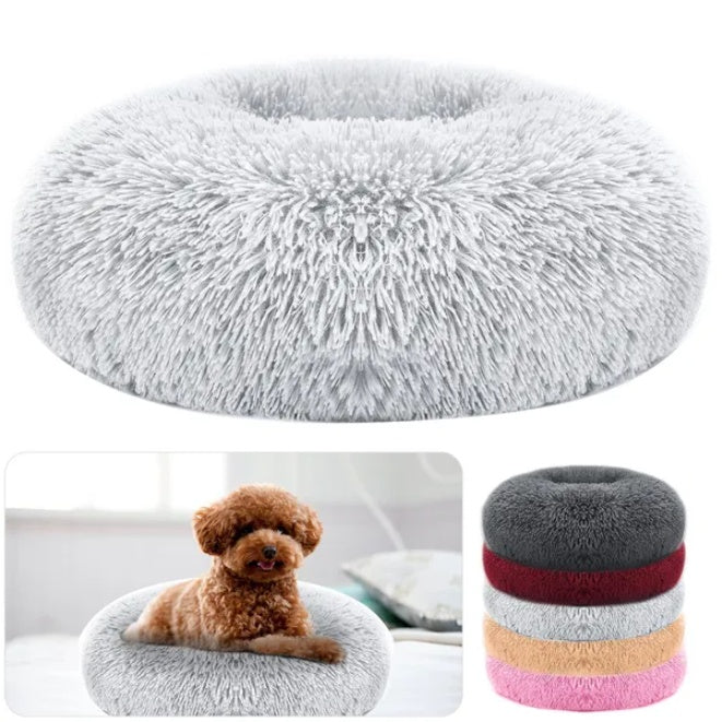 Soft Wool Pet Bed Warm Cozy Sleeping Bed for Cats Dogs