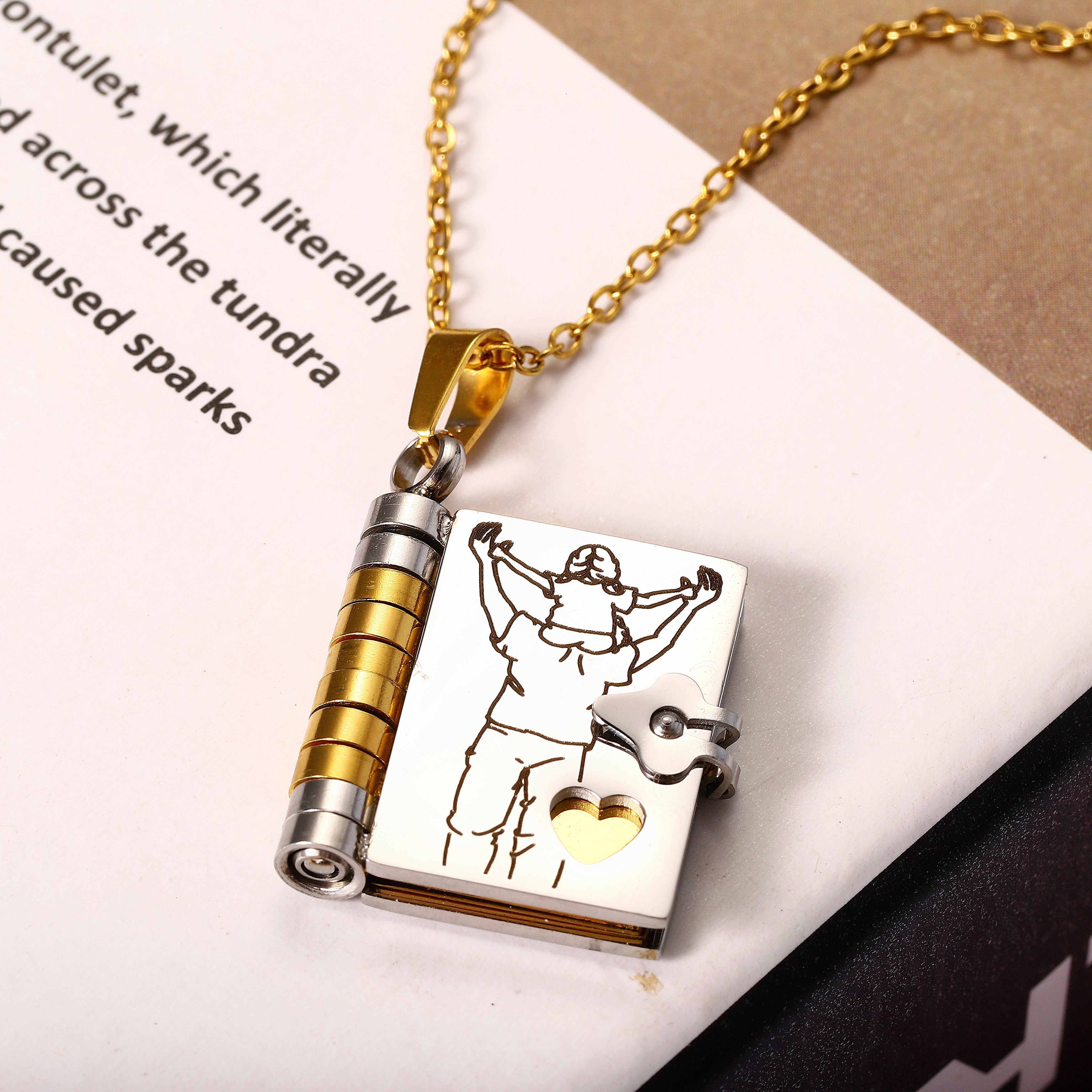 Luxury My Little Star Book Necklace Meaningful Gift Jewelry