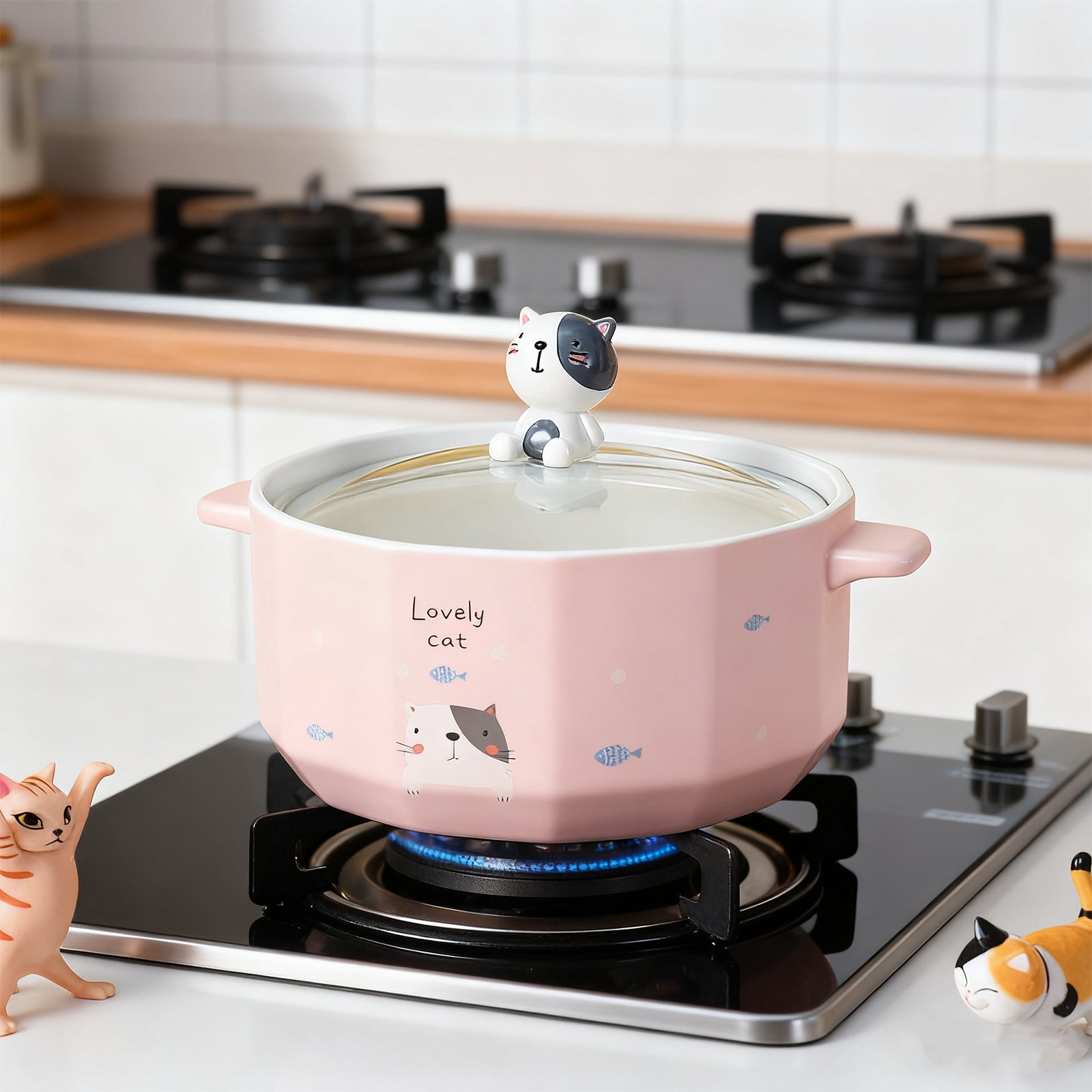 Cartoon Cat Noodles Bowl 850ML for Soup and Ramen