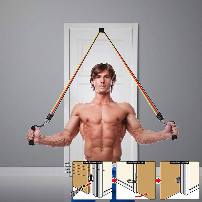 Pull Rope Elastic Training Set for Full Body Strength & Fitness Workout