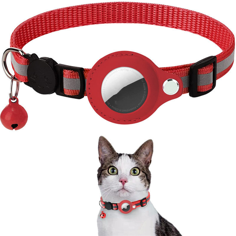 Premium Reflective Airtag Pet Collar Waterproof Protective Case