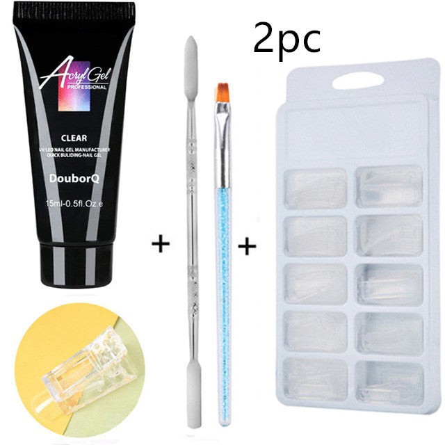 DIY Nail Polish Art for Nail Extensions