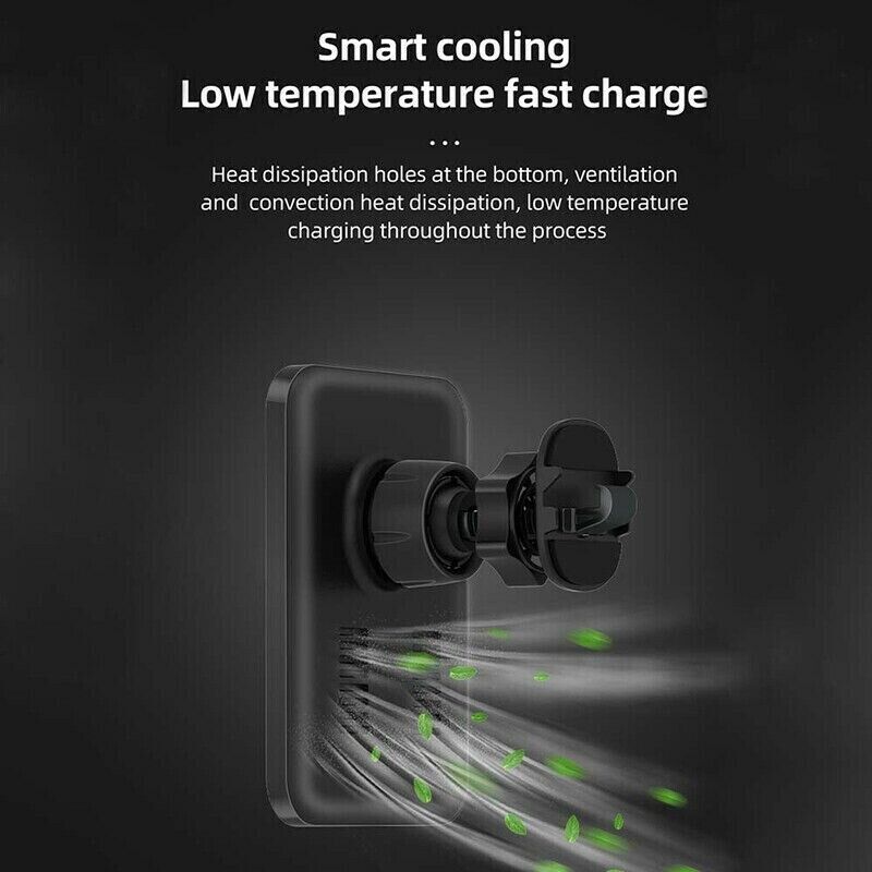 Magnetic Wireless Car Charger Mount Fast Charging MagSafe Holder