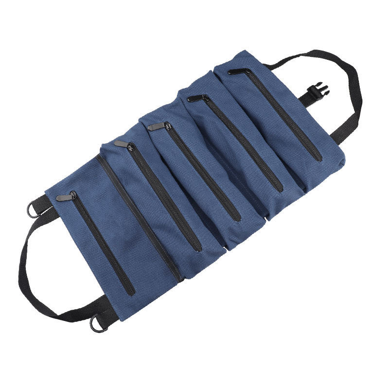 Car Canvas Tool Hanging Storage Bag Electrician Hardware Organizer