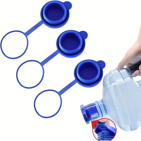 3-Piece Reusable Water Bottle Caps for 3 & 5 Gallon Bottles