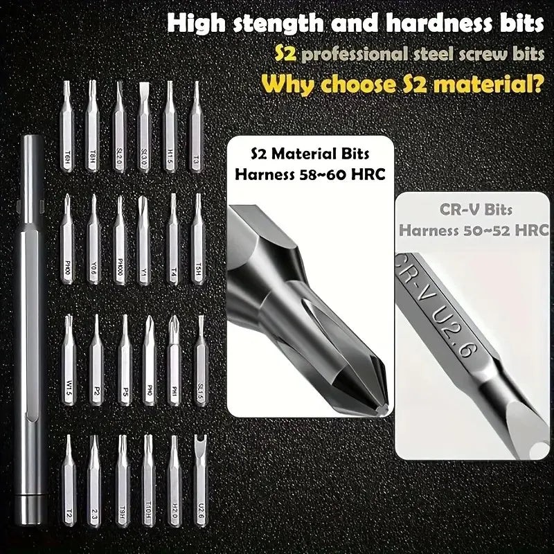 24 in 1 Precision Screwdriver Set Phone Laptop Repair Tool Kit Set