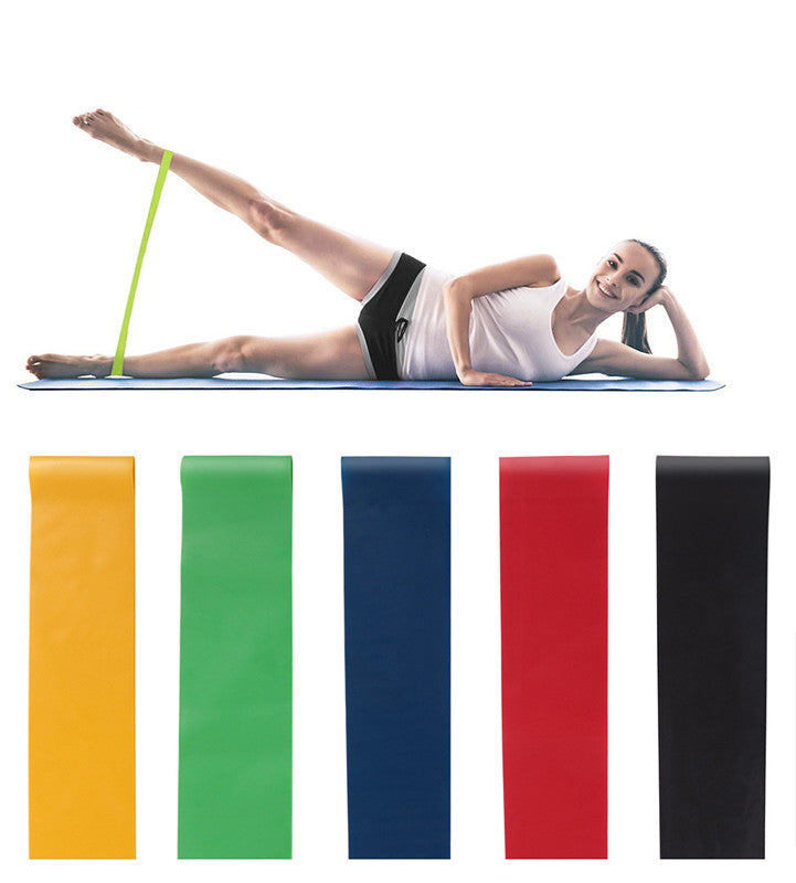 5 Level Resistance Rubber Bands Set for Yoga, Fitness & Full Body Training