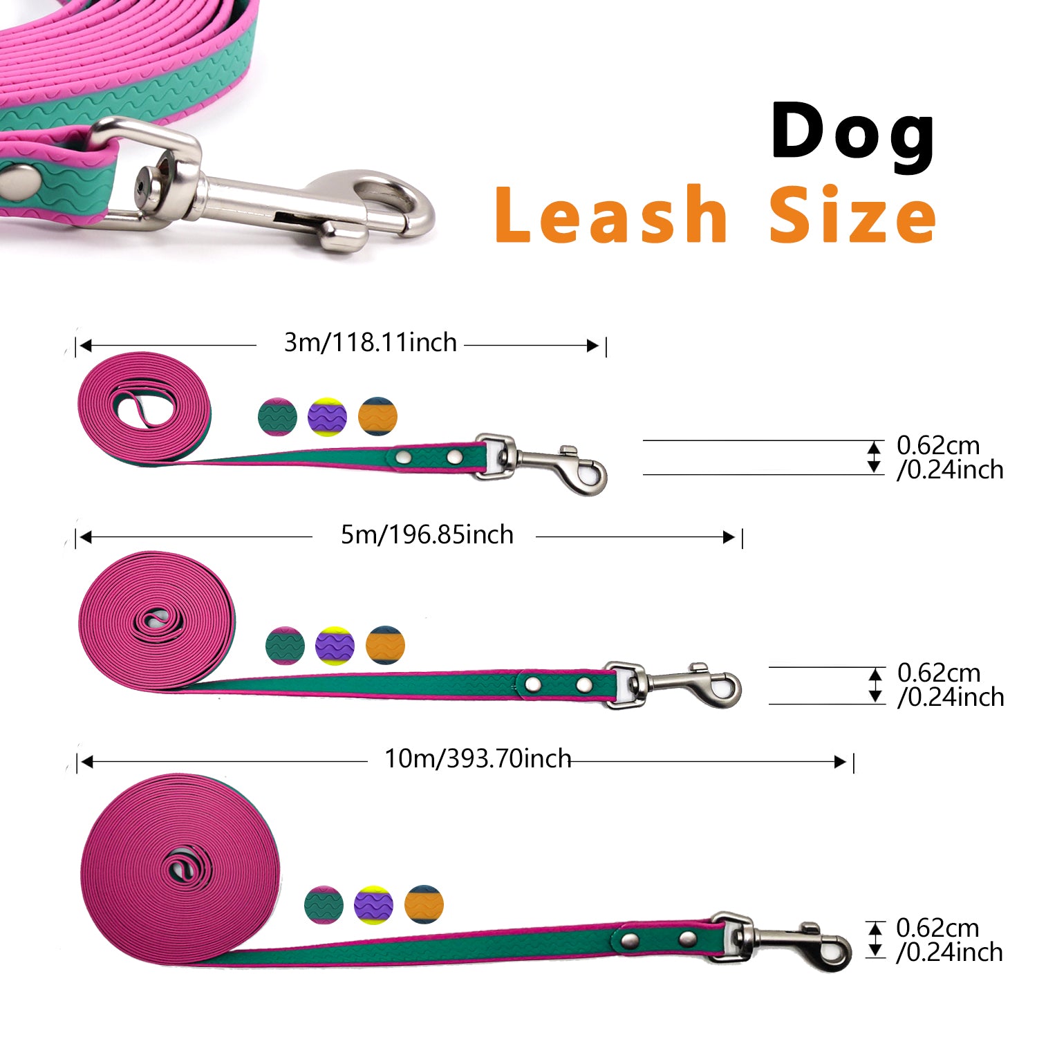 PVC Coated Two-Color Waterproof Training Rope for Strong Grip