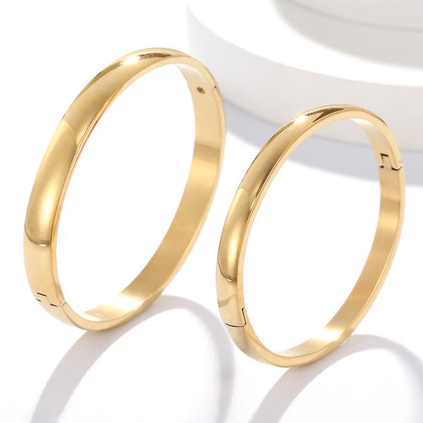 Stylish Couple Bracelet Set Stainless Steel Matching Wristbands