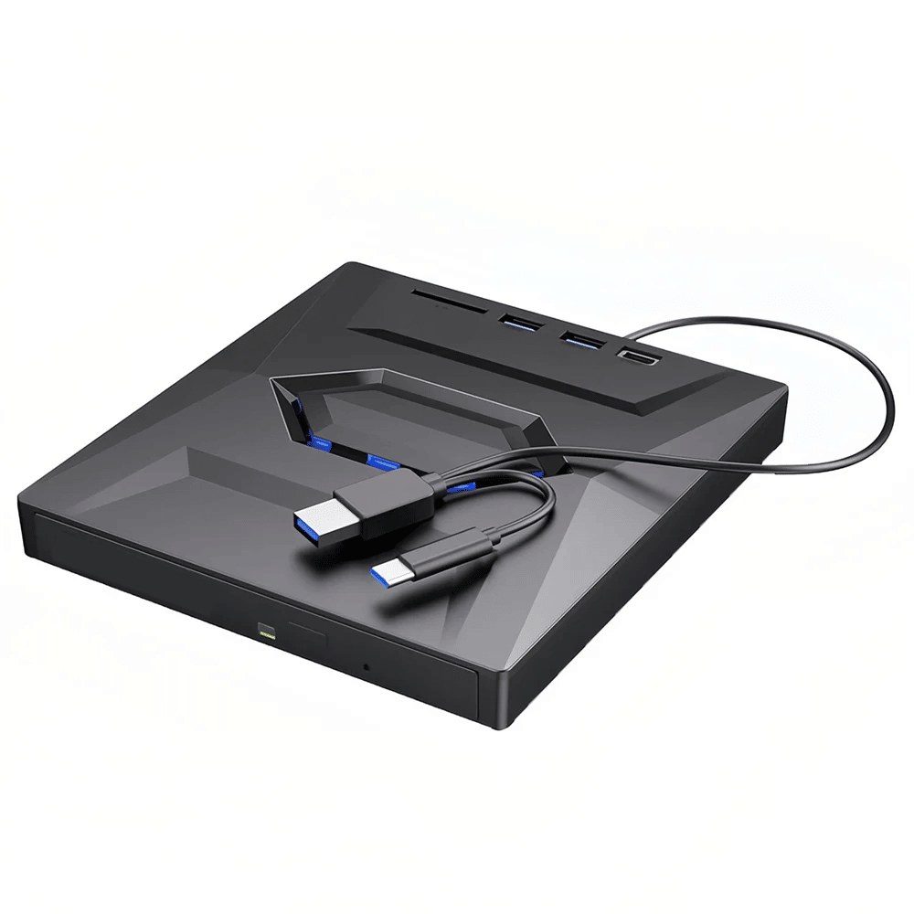 USB 3.0 External CD DVD Drive Burner Player for Laptop PC