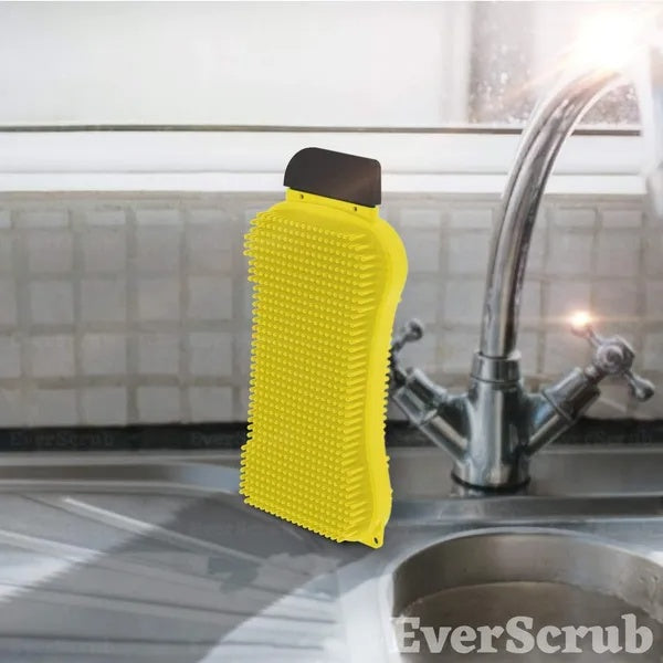 2 Pack Silicone Scrubbers All Purpose Kitchen Cleaning Brush