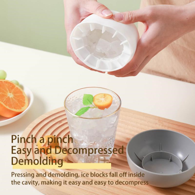Silicone Mushroom Ice Block Mold Cup Maker