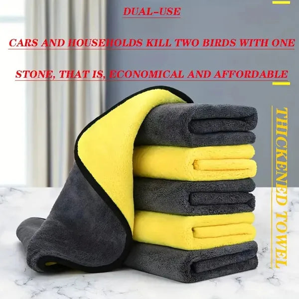 Super Absorbent Microfiber Car Cleaning Towel Lint-Free Detailing Cloth