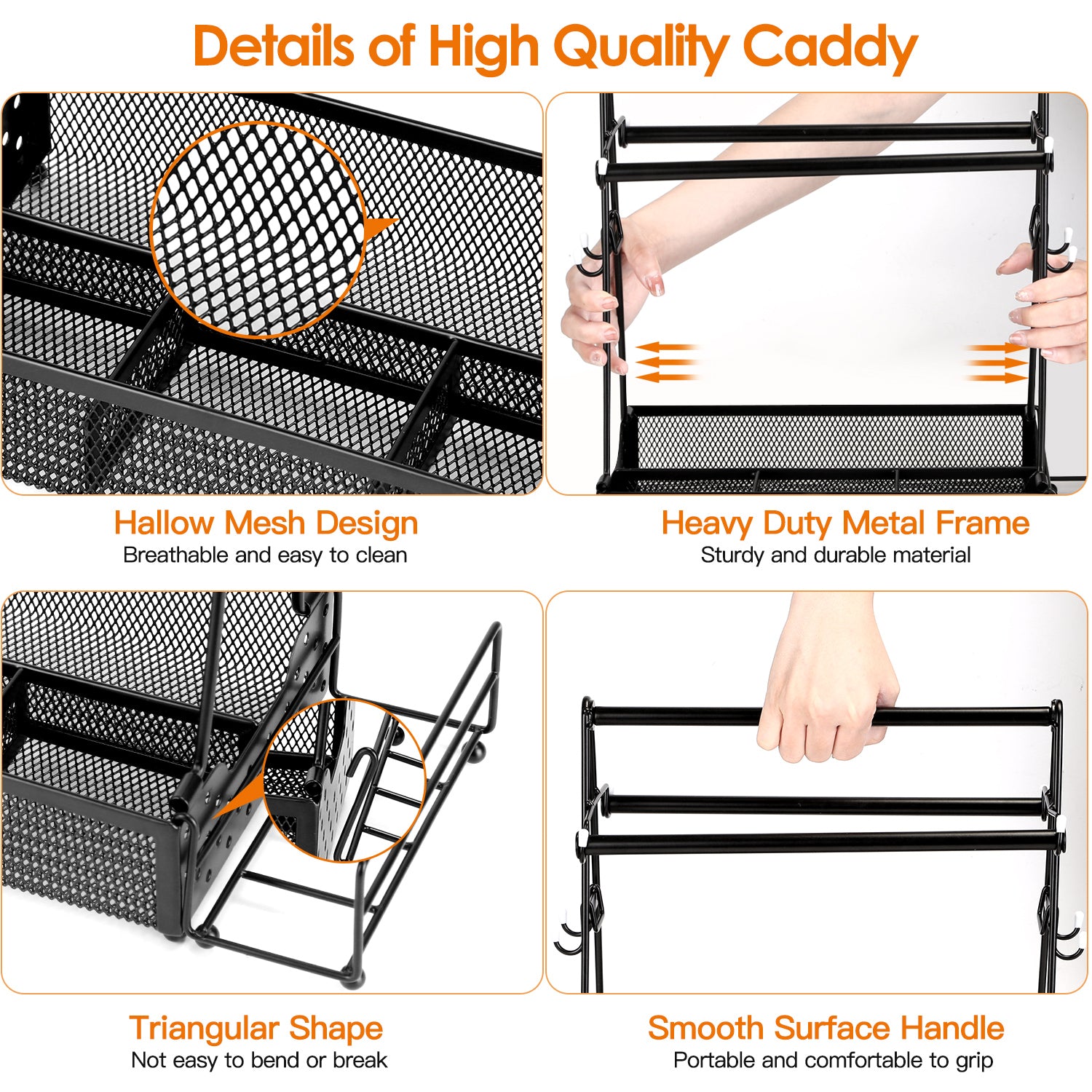 Metal Grill Utensil Caddy with Paper Towel Holder