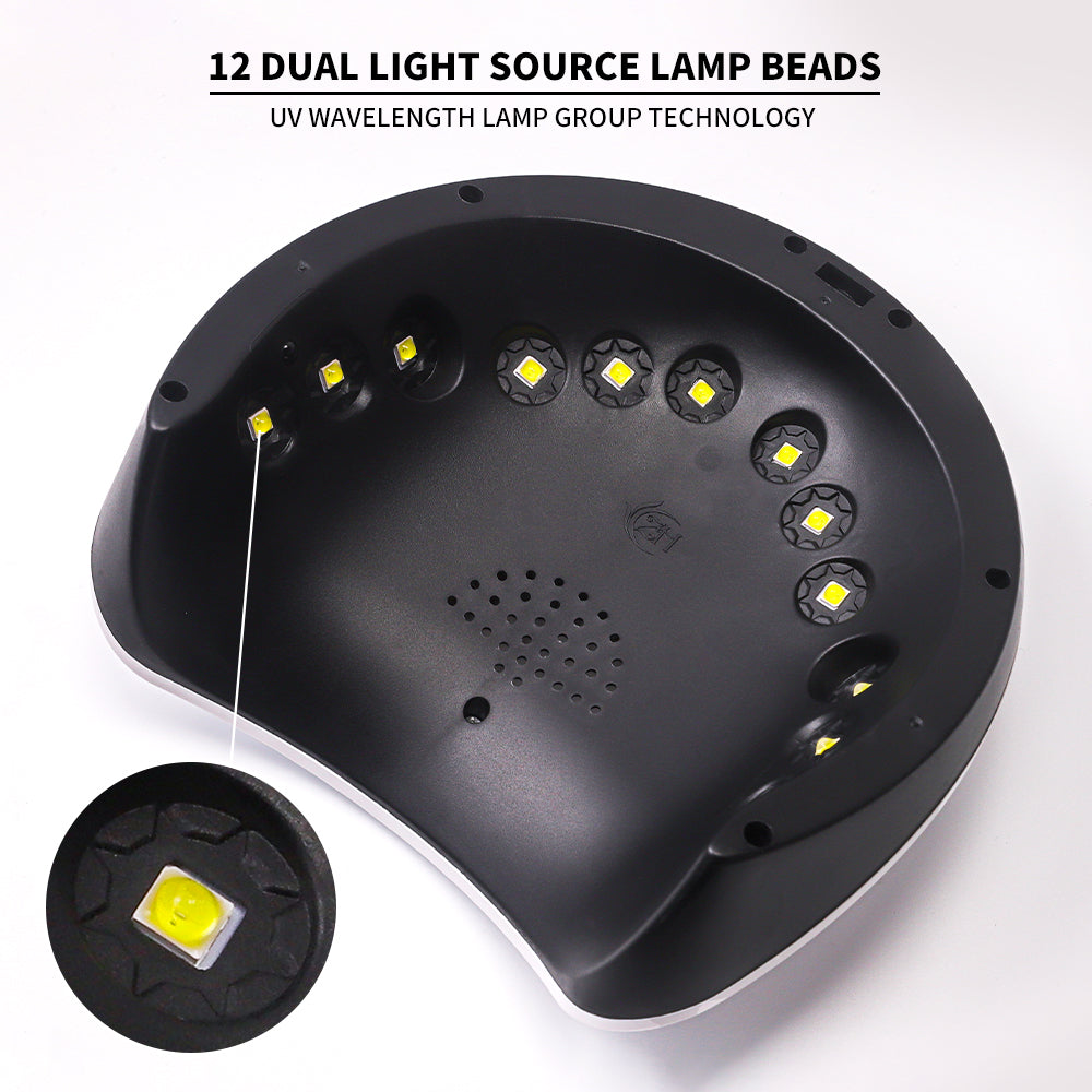 Professional USB Rechargeable UV LED Nail Lamp for Salon and Home Use