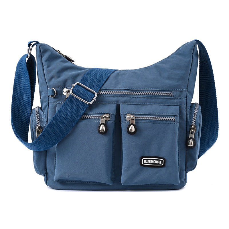 Women Shoulder Bags Waterproof Multi Pocket Crossbody Handbags for Daily Use