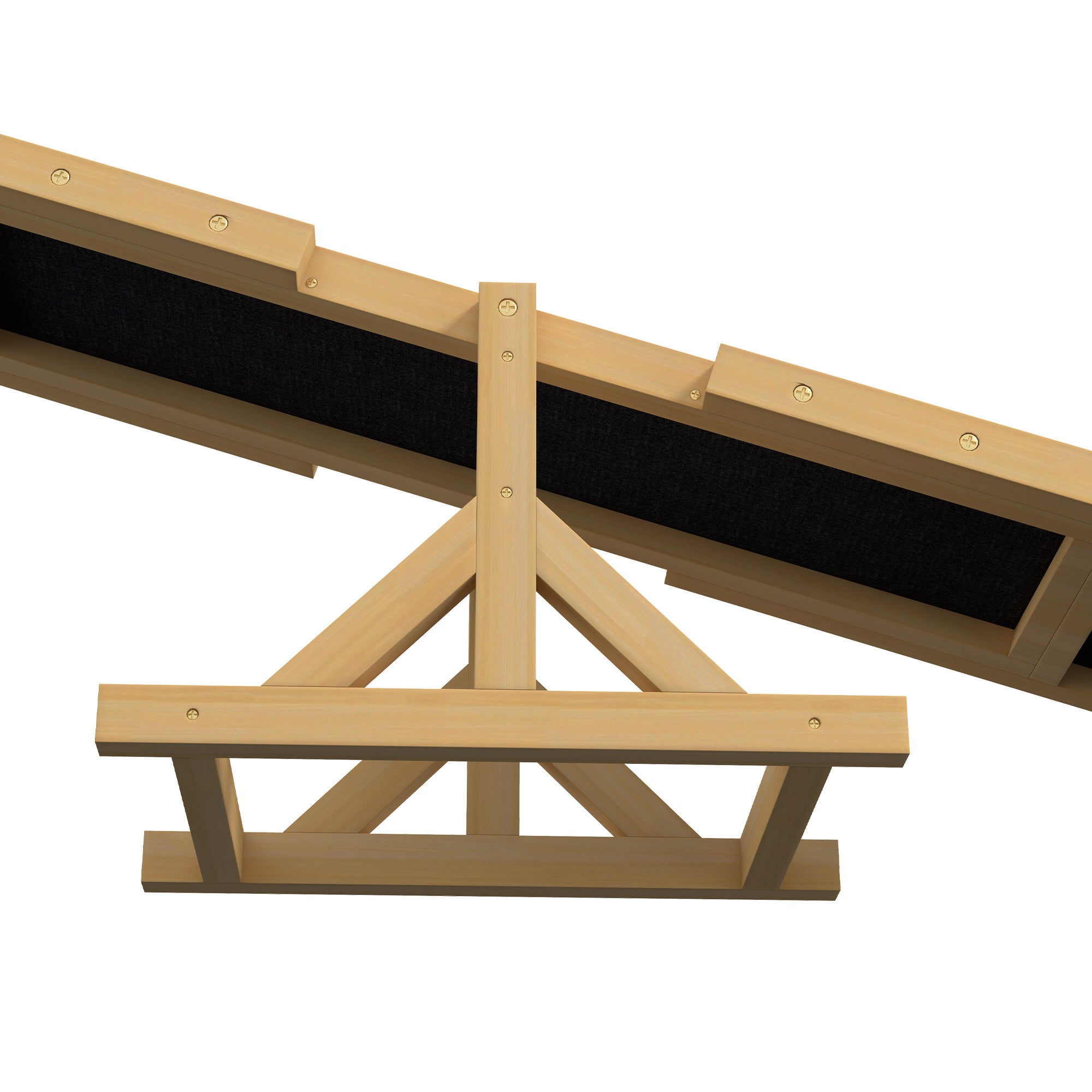 Premium Wooden Dog Agility Seesaw for Training and Exercise