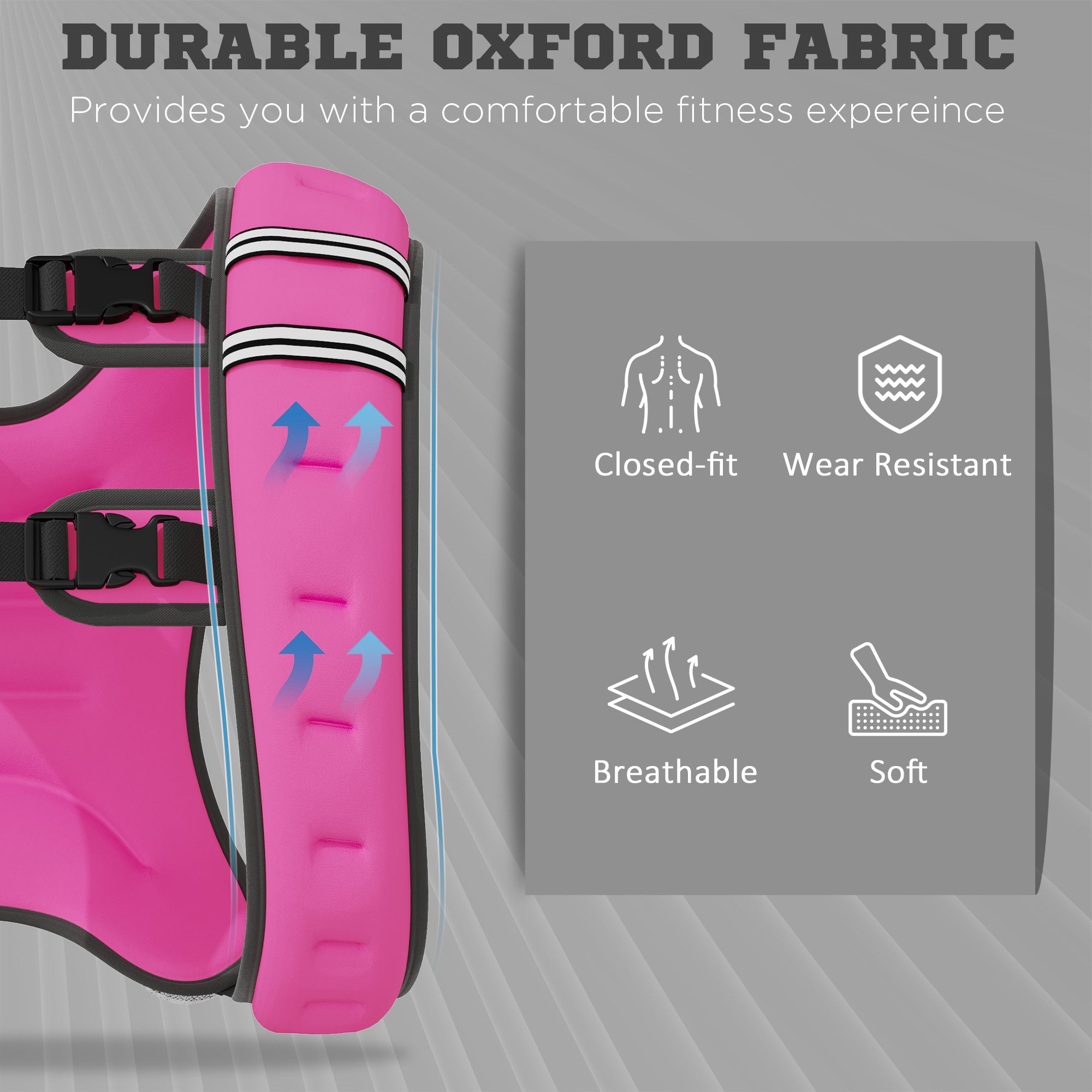 Body Weighted Vest with Pocket for Strength Training Workout