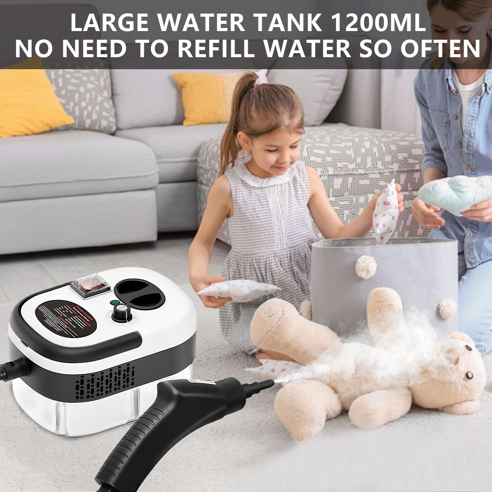 Handheld Steam Cleaner 2500W High Pressure Cleaning Steamer