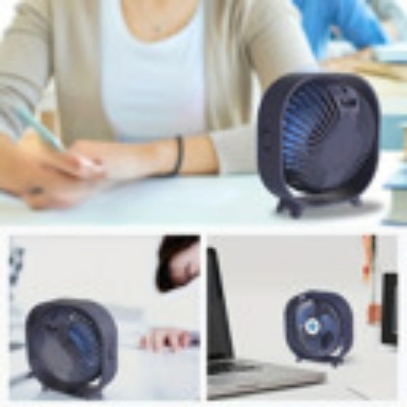 Rechargeable Desktop Mini Fan Portable Quiet Cooling