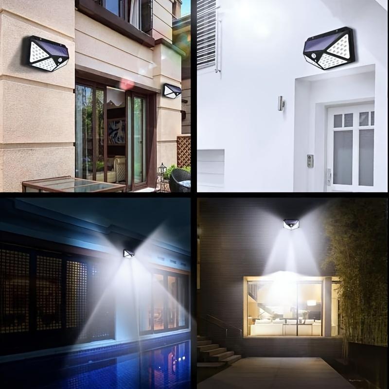 2-Pack 100 LED Solar Lights Outdoor Waterproof Garden Lighting Set