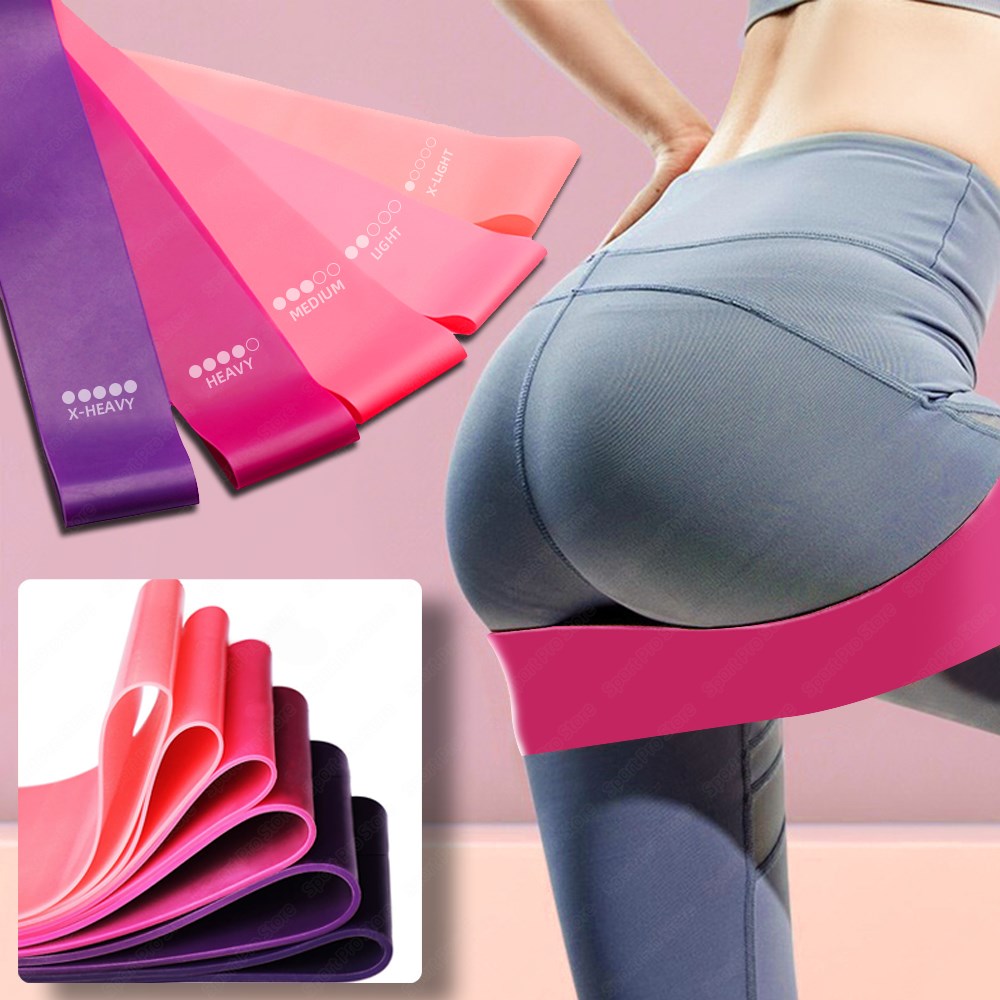 Resistance Bands Set Elastic Booty Workout Bands for Fitness, Gym, Yoga & amp