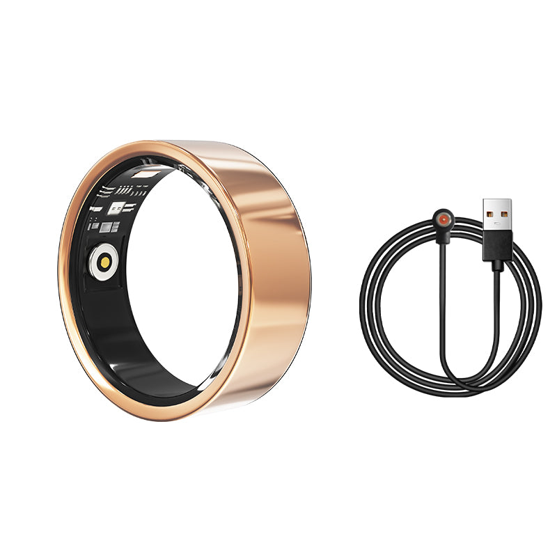 IP68 Waterproof Smart Ring Health Tracker Fitness Sleep Heart Rate Blood Oxygen