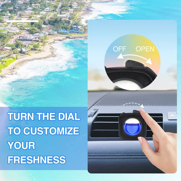 3-Pack Ocean Scent Car Vent Clip Air Freshener Long Lasting