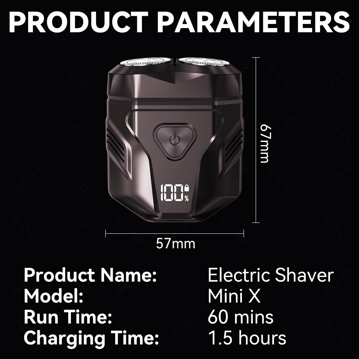Mini-X Electric Shaver Portable USB Rechargeable Razor